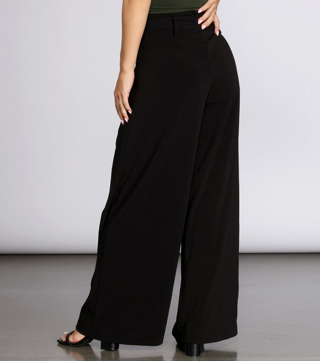 High Waist Wide Leg Trousers | Windsor