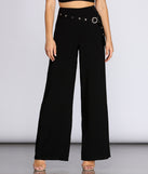 Straight Class Wide Leg Trousers
