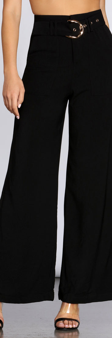 Easy Going Wide Leg Trousers