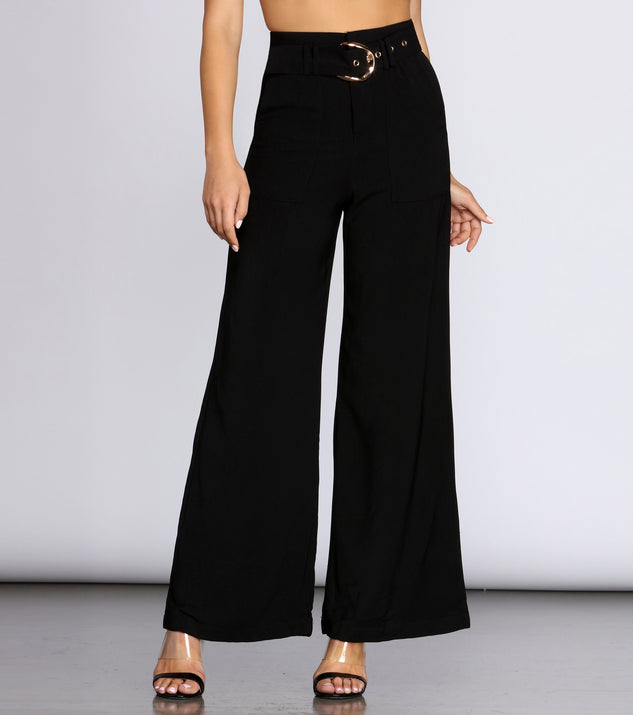 Easy Going Wide Leg Trousers