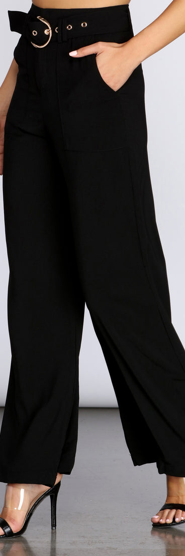 Easy Going Wide Leg Trousers