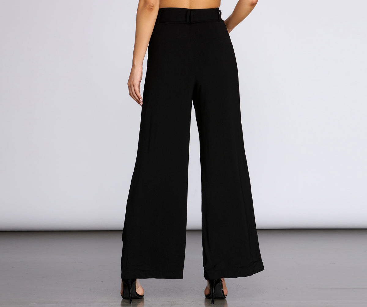 Easy Going Wide Leg Trousers & Windsor