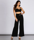 Easy Going Wide Leg Trousers
