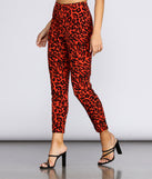 Leopard Tapered Pants for 2022 festival outfits, festival dress, outfits for raves, concert outfits, and/or club outfits