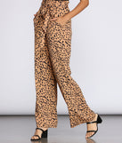 Serious Style Spotted Tie Waist Pants