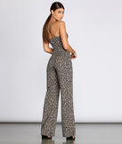 Sassy Stunner Leopard Print Jumpsuit for 2022 festival outfits, festival dress, outfits for raves, concert outfits, and/or club outfits