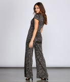 Stylishly Spotted Wide Leg Jumpsuit for 2022 festival outfits, festival dress, outfits for raves, concert outfits, and/or club outfits