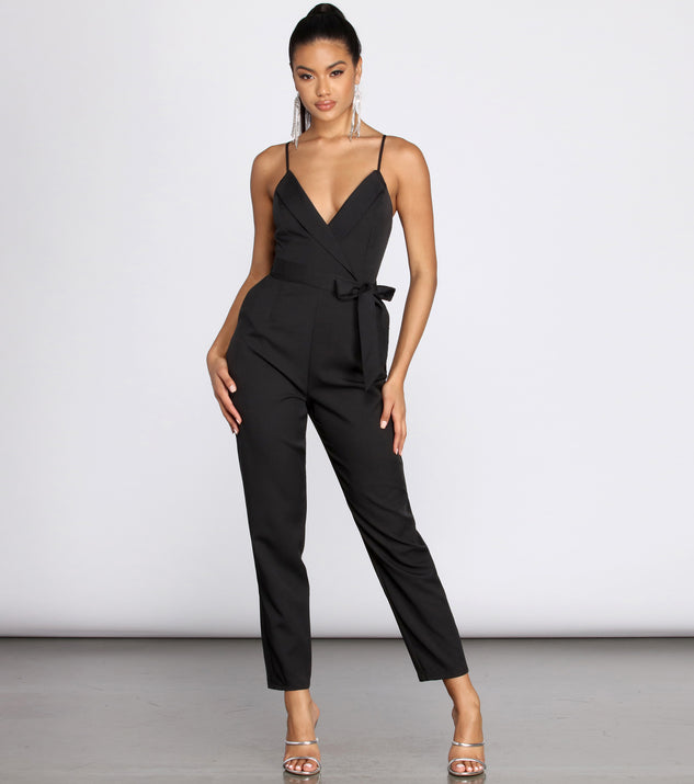Classic Chic Tapered Jumpsuit & Windsor