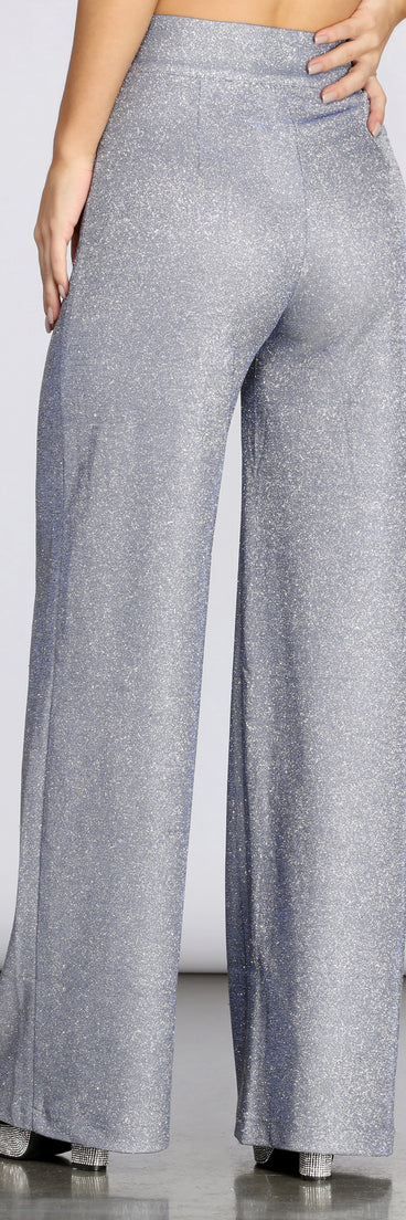 Pump Up The Glam Glitter Dress Pants