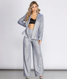 Pump Up The Glam Glitter Dress Pants