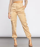 Satin Cargo Style Joggers for 2022 festival outfits, festival dress, outfits for raves, concert outfits, and/or club outfits