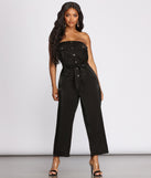 Strapless Utility Jumpsuit provides a stylish start to creating your best summer outfits of the season with on-trend details for 2023!