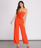 First In Class Strapless Jumpsuit provides a stylish start to creating your best summer outfits of the season with on-trend details for 2023!