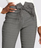 Such A Classic Tie Front Jacquard Pants provides a stylish start to creating your best summer outfits of the season with on-trend details for 2023!