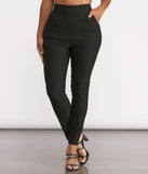 High Waist Tapered Skinny Leg Dress Pants is the perfect Homecoming look pick with on-trend details to make the 2023 HOCO dance your most memorable event yet!