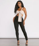 High Waist Tapered Skinny Leg Dress Pants is the perfect Homecoming look pick with on-trend details to make the 2023 HOCO dance your most memorable event yet!