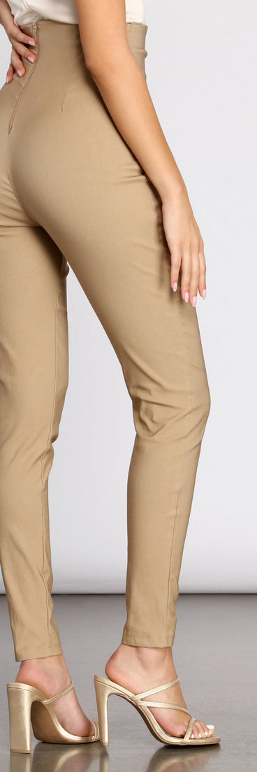 Classic Vibe High Waist Skinny Pants provides a stylish start to creating your best summer outfits of the season with on-trend details for 2023!