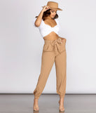 Classic Tie Waist Jogger Pants provides a stylish start to creating your best summer outfits of the season with on-trend details for 2023!