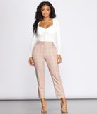 Mad For Plaid Cropped Pants provides a stylish start to creating your best summer outfits of the season with on-trend details for 2023!