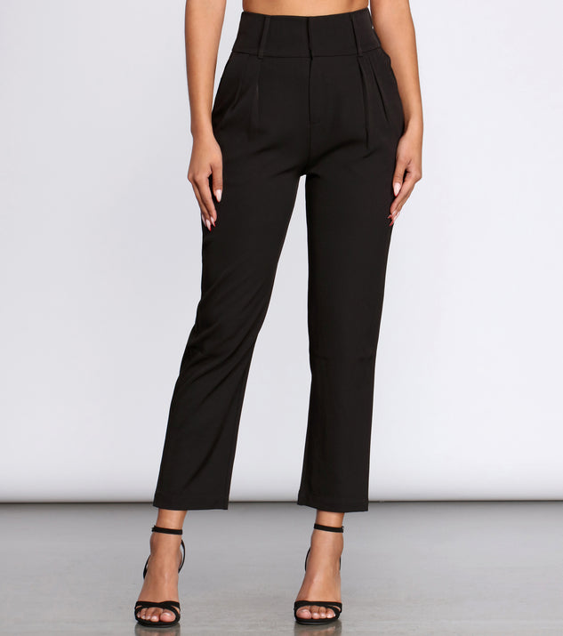 Make It High Waist Tapered Pants provides a stylish start to creating your best summer outfits of the season with on-trend details for 2023!