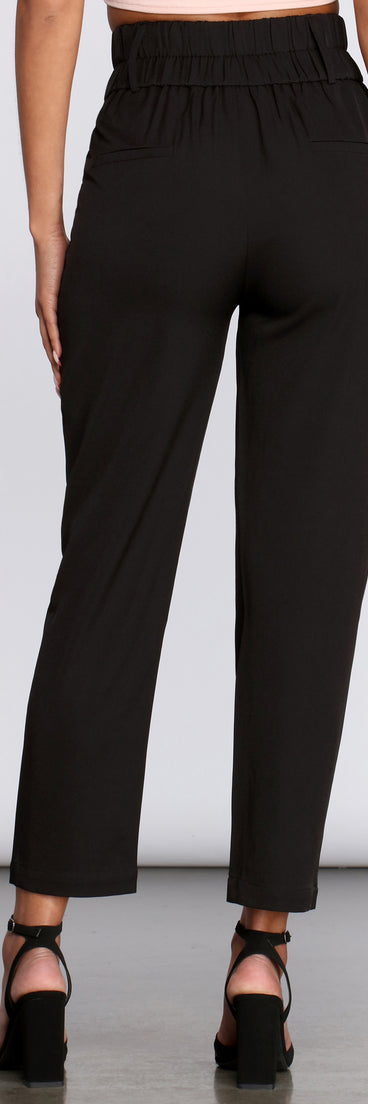 Make It High Waist Tapered Pants provides a stylish start to creating your best summer outfits of the season with on-trend details for 2023!