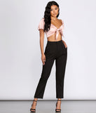 Make It High Waist Tapered Pants provides a stylish start to creating your best summer outfits of the season with on-trend details for 2023!