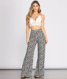 High Waist Ditsy Floral Printed Pants provides a stylish start to creating your best summer outfits of the season with on-trend details for 2023!