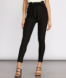 High Rise Tie Front Paper Bag Skinny Pants provides a stylish start to creating your best summer outfits of the season with on-trend details for 2023!
