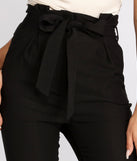 High Rise Tie Front Paper Bag Skinny Pants provides a stylish start to creating your best summer outfits of the season with on-trend details for 2023!