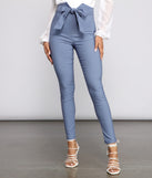 High Waist Tie Front Skinny Pants provides a stylish start to creating your best summer outfits of the season with on-trend details for 2023!