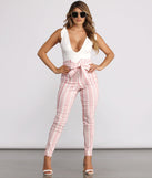 High Waist Double Striped Skinny Dress Pants provides a stylish start to creating your best summer outfits of the season with on-trend details for 2023!
