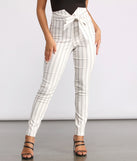 High Waist Double Striped Skinny Dress Pants provides a stylish start to creating your best summer outfits of the season with on-trend details for 2023!