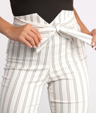High Waist Double Striped Skinny Dress Pants provides a stylish start to creating your best summer outfits of the season with on-trend details for 2023!