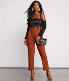 High Waist Belted Paperbag Pants provides a stylish start to creating your best summer outfits of the season with on-trend details for 2023!