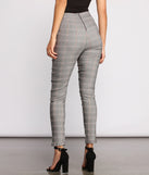 High Waist Tie Front Plaid Skinny Pants provides a stylish start to creating your best summer outfits of the season with on-trend details for 2023!