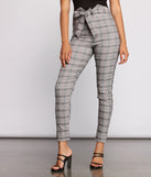 High Waist Plaid Perfection Skinny Pants provides a stylish start to creating your best summer outfits of the season with on-trend details for 2023!