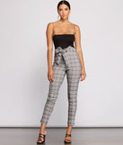 High Waist Plaid Perfection Skinny Pants provides a stylish start to creating your best summer outfits of the season with on-trend details for 2023!