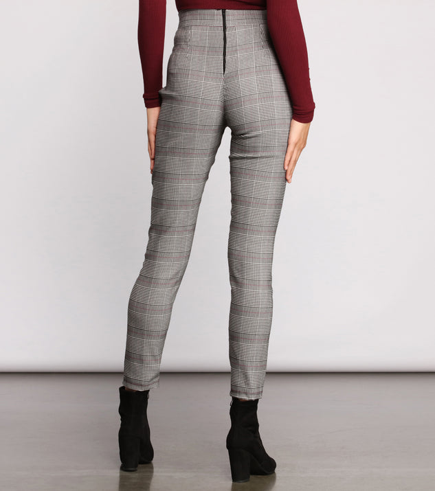 Fashionably Chic Plaid Skinny Pants | Windsor Fashionably Chic Plaid Skinny Pants | Windsor