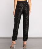 Sequin Stunner High Waist Joggers provides a stylish start to creating your best summer outfits of the season with on-trend details for 2023!