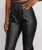 High Waist Faux Leather Leggings for 2023 festival outfits, festival dress, outfits for raves, concert outfits, and/or club outfits