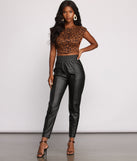 High Waist Faux Leather Leggings provides a stylish start to creating your best summer outfits of the season with on-trend details for 2023!