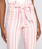 High Waist Skinny Striped Pants provides a stylish start to creating your best summer outfits of the season with on-trend details for 2023!