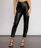 High Waist Faux Leather Skinny Pants provides a stylish start to creating your best summer outfits of the season with on-trend details for 2023!