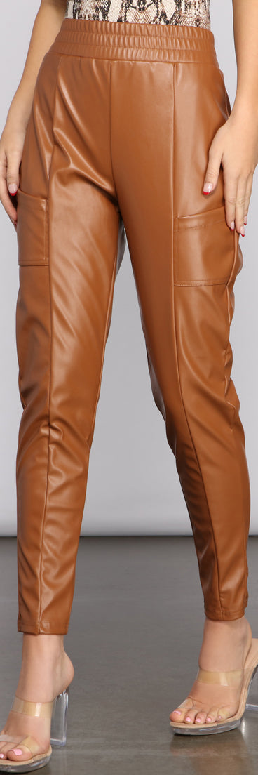 Sleek And Chic Vibes Faux Leather Pants provides a stylish start to creating your best summer outfits of the season with on-trend details for 2023!
