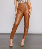 Sleek And Chic Vibes Faux Leather Pants provides a stylish start to creating your best summer outfits of the season with on-trend details for 2023!
