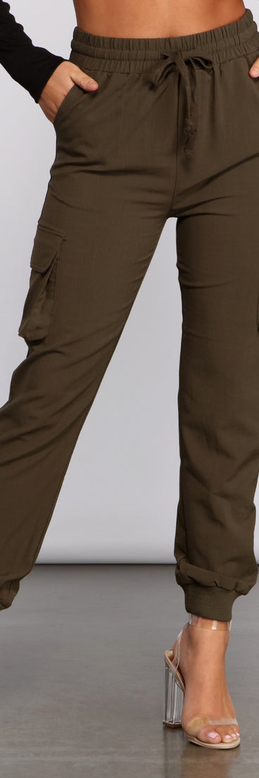 Boss Babe Cargo Joggers for 2023 festival outfits, festival dress, outfits for raves, concert outfits, and/or club outfits