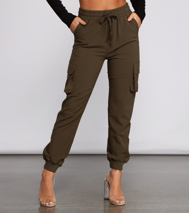 Boss Babe Cargo Joggers for 2023 festival outfits, festival dress, outfits for raves, concert outfits, and/or club outfits