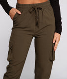 Boss Babe Cargo Joggers for 2023 festival outfits, festival dress, outfits for raves, concert outfits, and/or club outfits