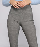 Glen Plaid Skinny Tapered Pants provides a stylish start to creating your best summer outfits of the season with on-trend details for 2023!