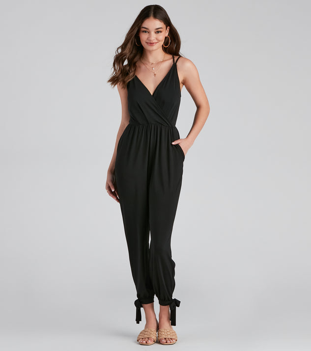 Feeling Glam And Gorgeous Sleeveless Jumpsuit provides a stylish start to creating your best summer outfits of the season with on-trend details for 2023!